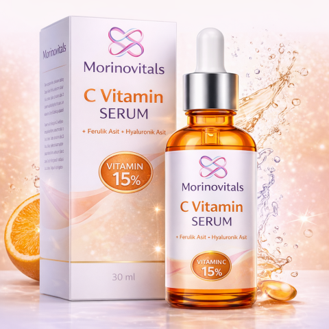 Morinovitals  C Vitaminli Aydınlatıcı Cilt Serumu Leke Ve Yaşlanma Karşıtı 30 ml