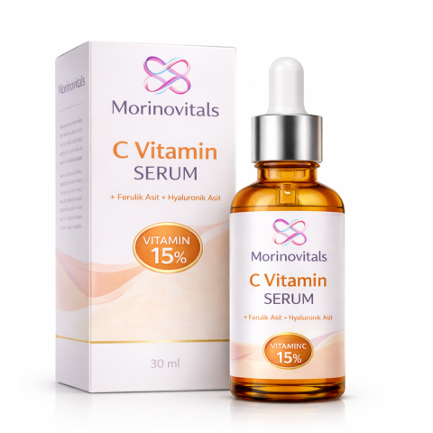 Morinovitals  C Vitaminli Aydınlatıcı Cilt Serumu Leke Ve Yaşlanma Karşıtı 30 ml