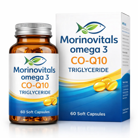 Morinovitals Omega 3 CO-Q10 Triglyceride 60 Soft Kapsül